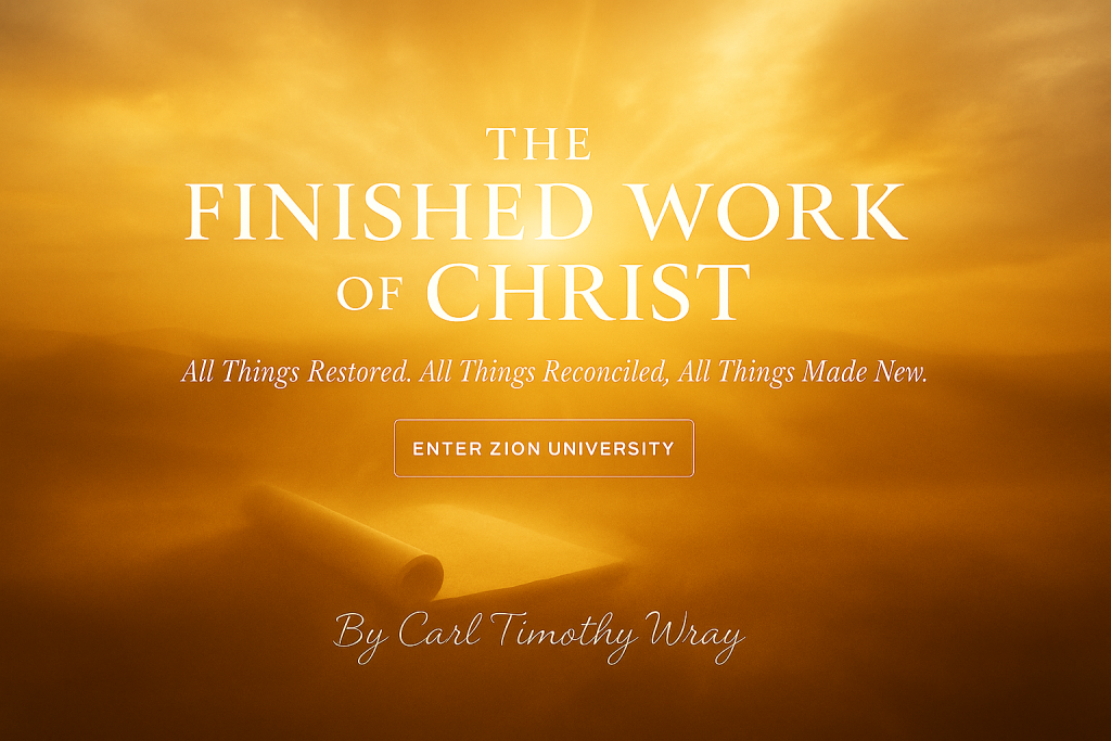 The Finished Work of Christ