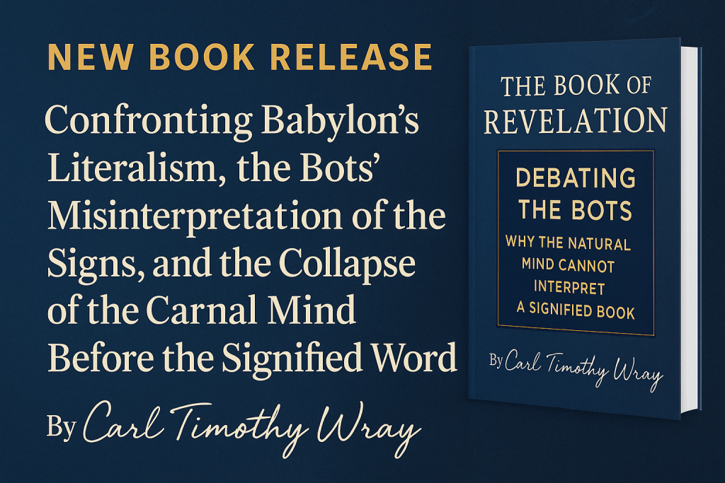Zion University Part Two: The Sons Take the Throne: THE BOOK OF REVELATION β DEBATING THE BOTS: WHY THE NATURAL MIND CANNOT INTERPRET A SIGNIFIED BOOK