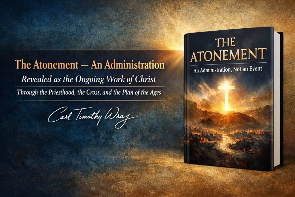 The Atonement — The Legal Mind of God in Redemption:  The Atonement — An Administration, Not an Event