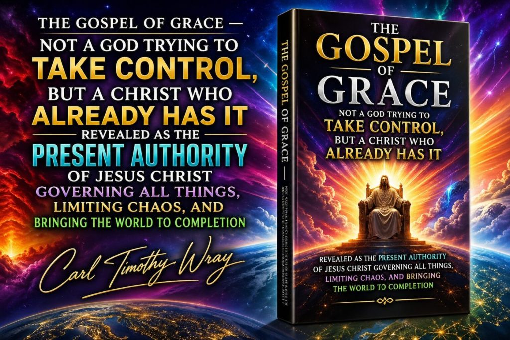 The Gospel of Grace — The Finished Work Proclaimed: THE GOSPEL OF GRACE — NOT A GOD TRYING TO TAKE CONTROL, BUT A CHRIST WHO ALREADY HAS IT